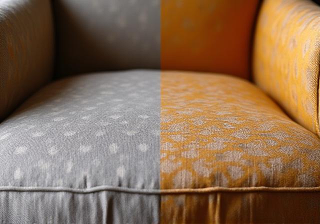 Restored 18th-century armchair upholstery